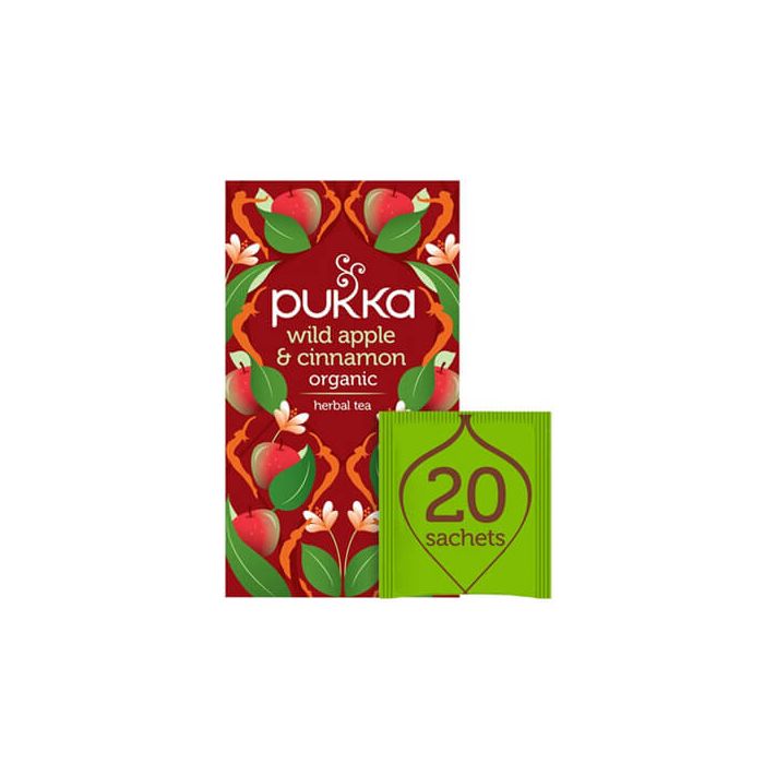 Pukka Wild Apple & Cinnamon Fruit Herbal Tea