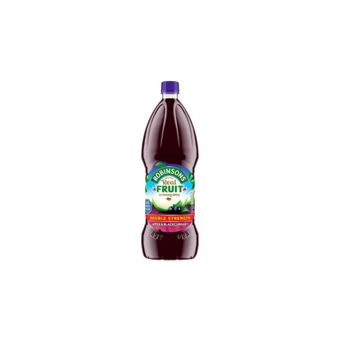 Robinsons Double Concentrate Blackcurrant and Apple (No Added Sugar)