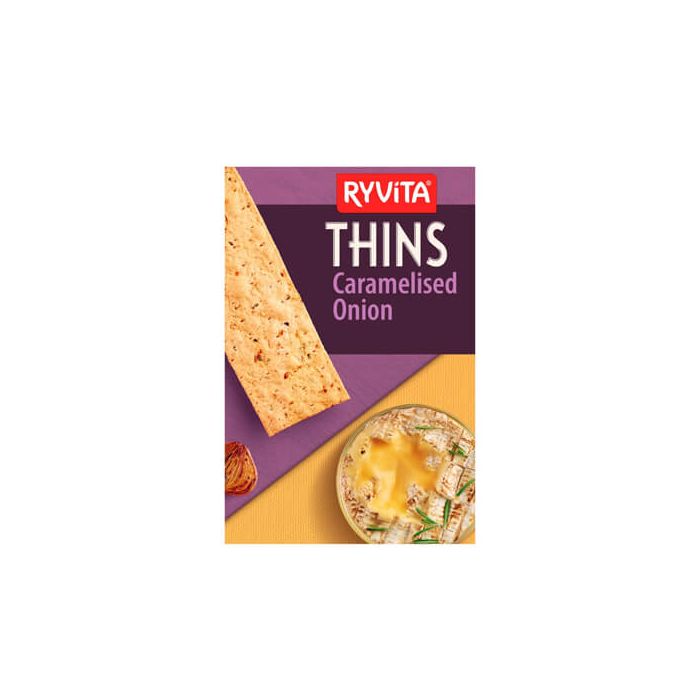 Ryvita Thins Caramelised Onion Flatbreads