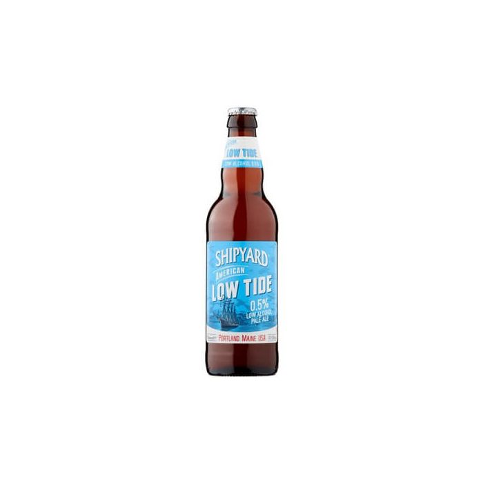 Shipyard Low Tide Pale Ale (Alcohol Free) Bottle