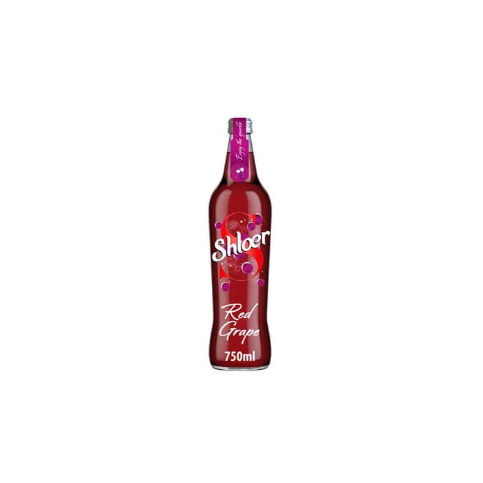 Shloer Red Grape Sparkling Juice Drink