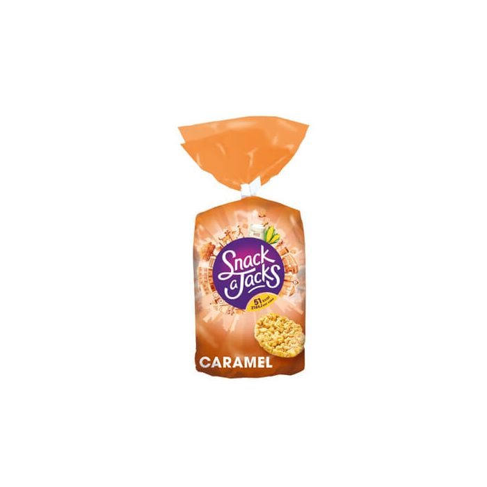 Snack a Jacks Caramel Flavour Jumbo Rice Cakes