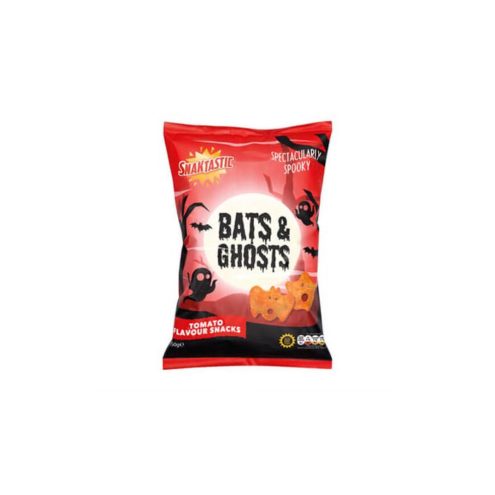 Snaktastic Bats & Ghosts Tomato Flavour Snacks