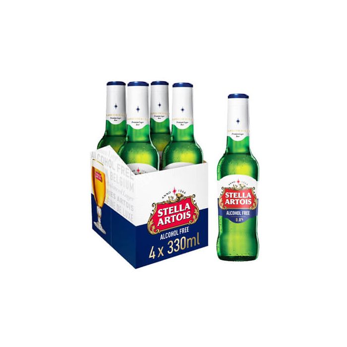 Stella Artois Lager (Alcohol Free) Bottles