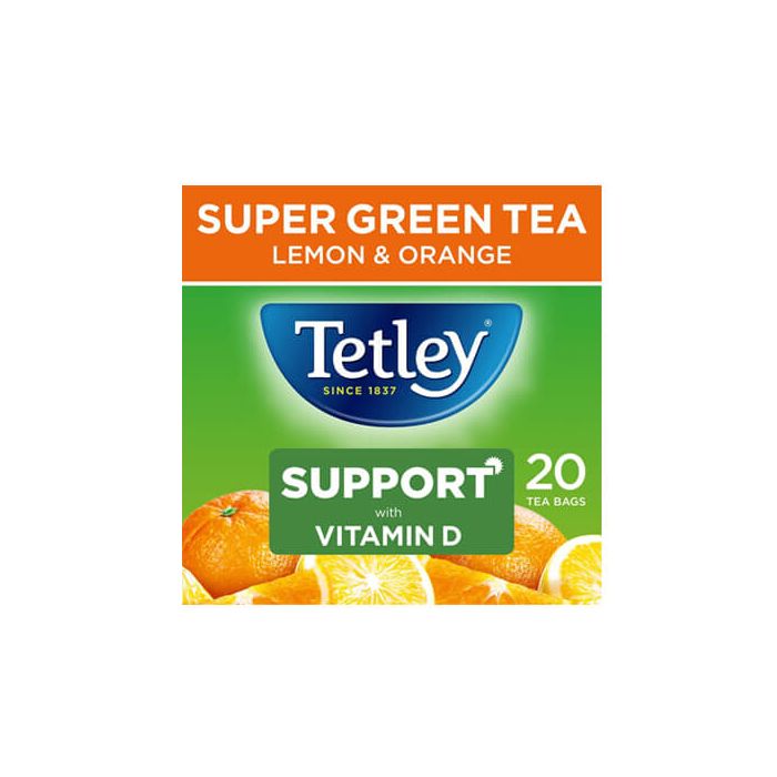 Tetley Green Tea Vitamin D Sunshine Tea