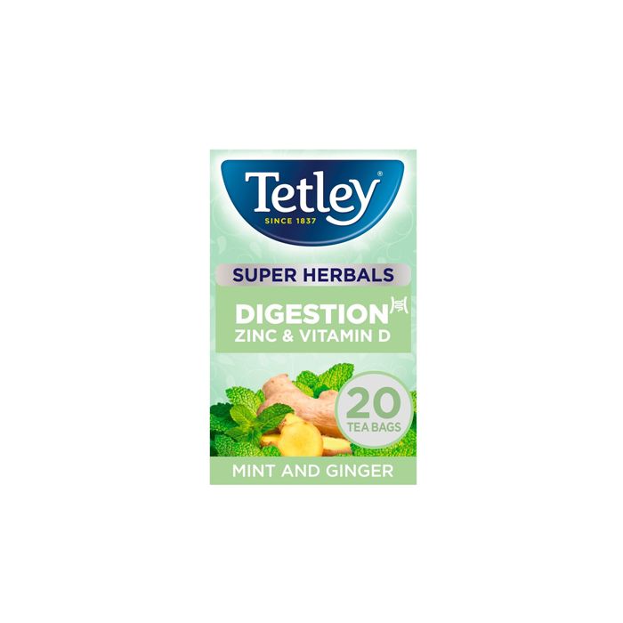 Tetley Super Herbals Digestion Mint Ginger Tea