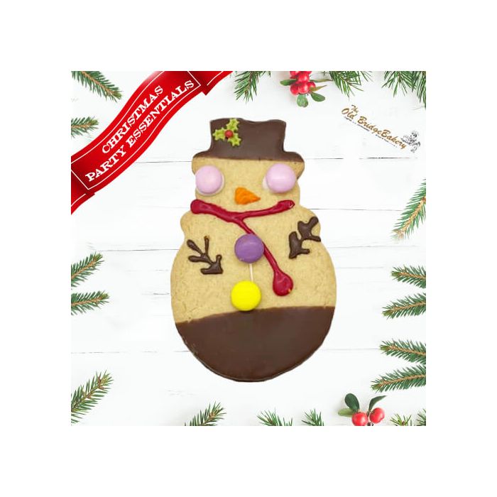 The Old Bridge Bakery Snowman Shortbread Biscuits