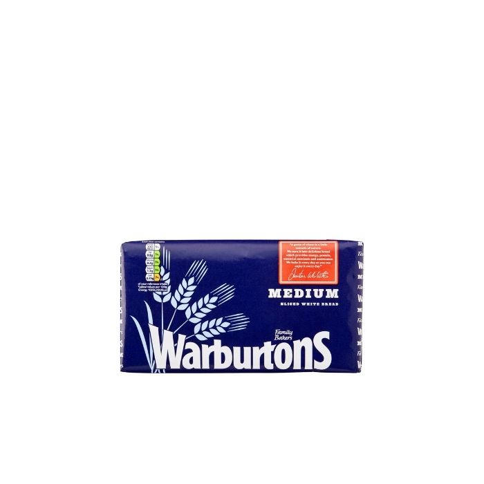 Warburtons White Medium Sliced Bread