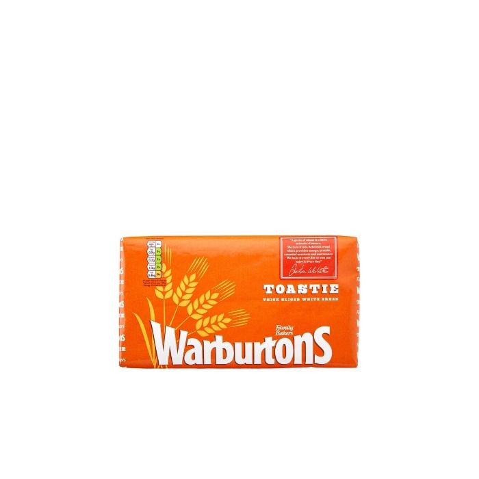 Warburtons White Toastie Sliced Bread (800g)